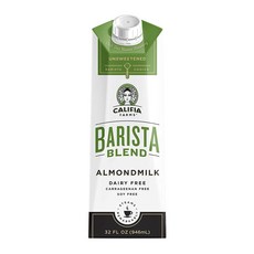 칼리피아팜스 바리스타 블렌드 아몬드 밀크 언스위튼드 비건, 1개, 946ml