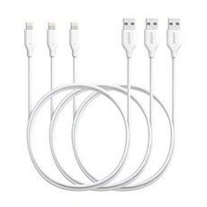 Anker [3 Pack] Powerline 라이트닝 케이블 3ft MFi 인증된 - 라이트닝 케이