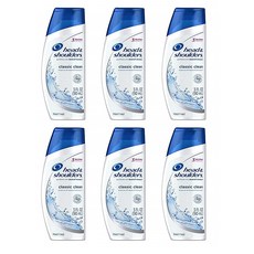 Head & Shoulders 헤드앤숄더 Anti-Dandruff 클래식 클린 비듬샴푸 3oz(85g) 6팩, 1세트