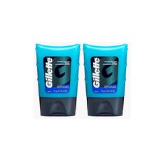 질레트 애프터 쉐이브 젤 75ml 2팩 민감한 피부용 쿨링효과 부드러운 애프터 쉐이브 젤, 2개