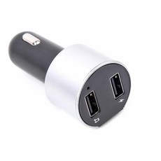 자동차 블루투스 FM 송신기 MP3 플레이어 핸즈프리 자동차 키트 3.4A USB 충전기 전원 어댑터 라디오, 1개, 01 CHINA