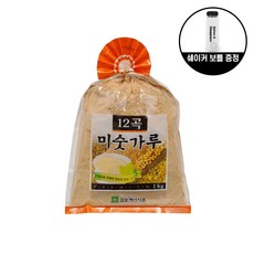 김포맥아 찬물에 잘 녹는 12곡 미숫가루/(사은품) 쉐이커 보틀 500ml 증정, 1개, 1kg