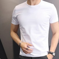 가벼운 여름 라운드반팔티셔츠 라지 시원한 반팔티 56123EA