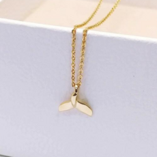 14k돌고래꼬리펜던트