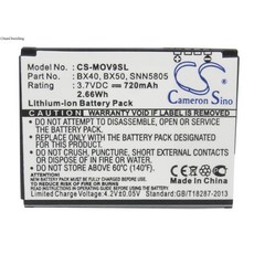 Motorola moto jewel u8 u9 v10 v9 v9m zn5 razr2 v8 v9x i9 용 cameron sino 720 mah 배터리 bx40 bx50 snn5805 snn5807, 1개, 단일