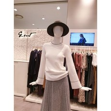 지컷 벨소매 포인트 니트 7229450612