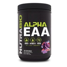 뉴트라바이오 알파 EAA 체리 그레이프 베리 크러쉬 글루텐 프리, 2개, 444g
