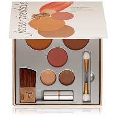 [미국] 511573 jane iredale Pure & Simple Makeup Kit | 4 Essentials to Complete the Look | Includes Min, Color = Dark