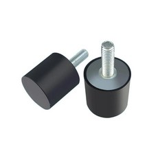보트 자동차 고무 충격 마운트 흡수기 금속 진동 방지 보빈 절연체 댐퍼 직경, 08 M8x23mm - 30x30mm, 1개