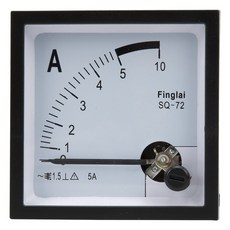AC 전류계 SQ 72 포인터 아날로그 AMP 계량기 CZ 72 연결 72 72mm A 2A 3A 5A 0A 5A 20A 30A 50A, 1개