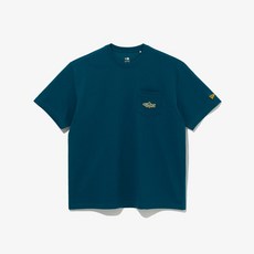 국내매장 뉴에라 NEWERA 브랜드관 아웃도어 피싱 클럽 티셔츠 딥 라군 14179059