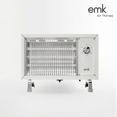 EMK 감성 레트로 전기히터 온풍기, 화이트, EQH-S1612