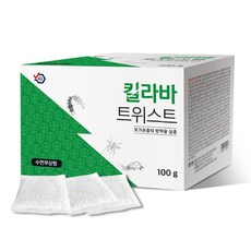 킬라바트위스트 100g(5gx20개입) 모기 유충 과립 개울 수로 정화시설 화장실 간편한 살충