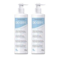 DEXERYL 덱세릴 에몰리언트 온가족 모이스처라이징 수분크림 500g x2개, 1개