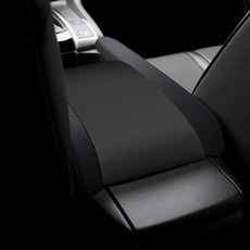AOMSAZTO 네오프렌 블랙 팔걸이 커버 2016-2021 Honda Civic 네오프렌, Red Line