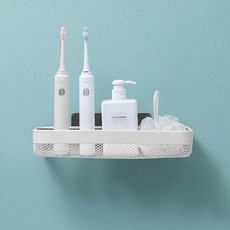 정품접착식 스틸 바스켓선반무타공 물빠짐 수납선반 접착식욕실선반 무타공욕실선반 물빠짐선반 화장실선반;ah;+nas*, [-옵션:상품선택-]