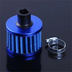 범용 자동차 에어 필터 오토바이 냉기 흡입구 미니 브리더 12mm, 파란, 02 파란, 1개