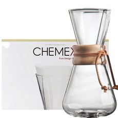 Chemex 케맥스 클래식 CM-1C(3컵)+ FP-2 필터, 523ml