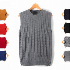 꽈배기니트조끼