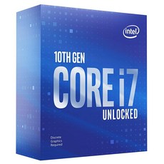 Intel 코어 i7-10700KF 데스크탑 프로세서 8 코어 5.1 GHz, Processor Only