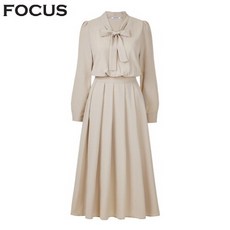 V넥리본롱플리츠원피스_VFI4S1OP3211