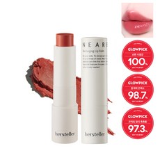 니어바이 리차징 틴티드 비건 컬러 립밤 3종 택 1 (후크), 로지, 3.8g, 1개