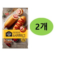 퀴진 동원 자이언트 소시지핫도그 400g x2개(무료배송), 2개