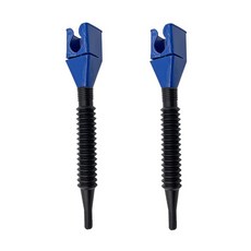 플라스틱 자동차 오토바이 급유 가솔린 엔진 오일 깔때기 필터 이송 도구 교환 액세서리, 5) 2pcs Blue, 2개