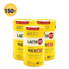 종근당건강 락토핏 골드, 50정, 100g, 3개