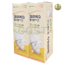 크리넥스 KF80 황사용 마스크 소형 20입 x 2, 2개, 20매입
