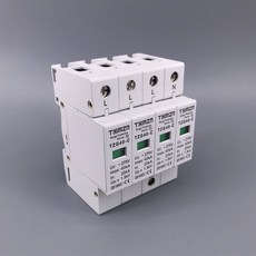 AC SPD 4P 20KA 40KA 275V 하우스 서지 보호기 보호 보호 저전압 피뢰기 장치 회로 차단기