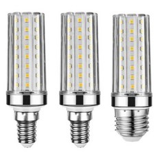 옥수수 전구 AC85 265V 깜박임 없음 2835 SMD LED 조명 매우 긴 수명 E27 E14 12W 16W 20W 24W 40W, 웜 화이트, E27 12W, 1개
