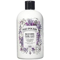 Poo-Pourri Lavender Vanilla Scent Refill Bottle 푸푸리 비포유고 토일렛 스프레이 리필 라벤다 바닐, 1개, 473.18g