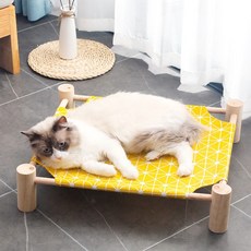 예보들 고양이 강아지 쿨매트 해먹 침대 쿠션, 딸기, 1개