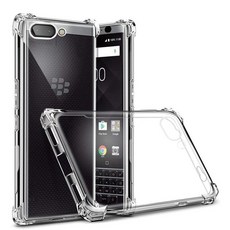 블랙베리 케이스 호환 Blackberry Key 2 Two 케이스 클리어 에어백 실리콘 TPU 소프트 백 커버 Keytwo key, 01 Clear