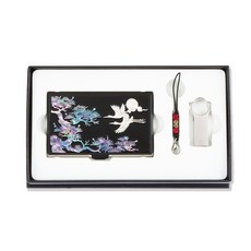 송학나전명함케이스+금속USB, 1개, 32GB