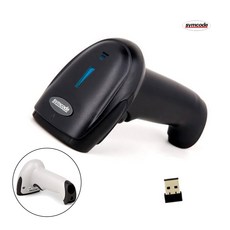 Symcode 무선 CCD 바코드 스캐너 MJ-2080 정품, White_화이트