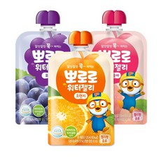 뽀로로워터젤리3종세트_복숭아120ml*10개+포도120ml*10개+오렌지120ml*10개