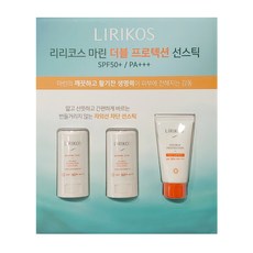 LIRIKOS리리코스 선스틱2개입 스틱 18GX2 크림30ML, 개