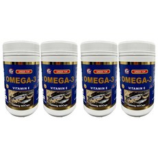 뉴질랜드 그린탑 오메가3 비타민E 1000mg 300캡슐 4팩, 300정, 4개