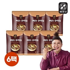 해화당 이영자 뼈없는 갈비탕(정) 900g x 6팩, 없음