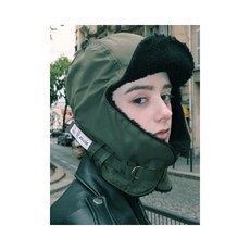 [슬리피슬립] [Unisex]F/W Reversible Satin Trooper Hat Khaki - 슬리피슬립트루퍼