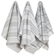 Now Designs Jumbo Pure Kitchen Towel London Grey Set of 3 Now Designs 점보 퓨어 키친 타올 런던 그레이 3개 세트, 1개