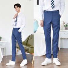 남성하복허리조절교복바지