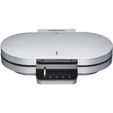 와플메이커 와플기계Rommelsbacher Doppel-Waffeleisen WA 1200 Family silber/schwarz, 단일옵션