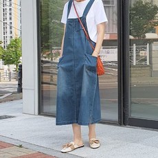 이거사자 데님 롱 원피스(D00007)