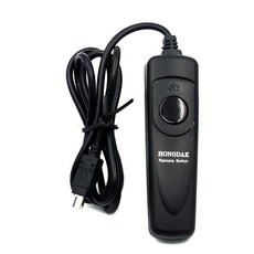 카메라호환 리모컨 셔터버튼 Goseat MC-DC2 유선 원격 셔터 릴리스 제어 코드 Nikon D610 /D600 /D90 /D3100 /D7100 /D7000 /D5300 /, 단일옵션, 1개
