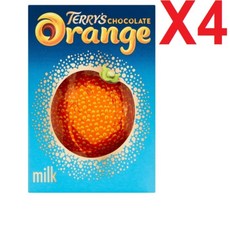 157G 4개 총 628G 테리스 초콜렛 오렌지 밀크 초콜릿 박스 628 Terry's Chocolate Orange Milk Chocolate Box