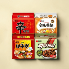 농심 라면 한박스 신안너짜 신라면5개 안성탕면5개 너구리5개 짜파게티5개 총 20개