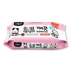 에티펫 손 발 엉덩이 깨끗 아쿠아티슈, 20개, 4개